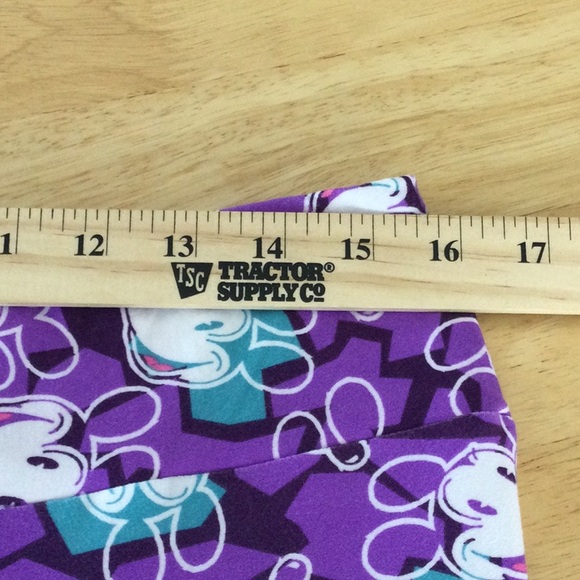 LuLaRoe Mickey Mouse leggings. women’s size M - Picture 5 of 7